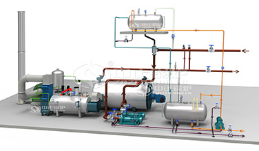 燃氣蒸汽鍋爐結(jié)構(gòu)圖